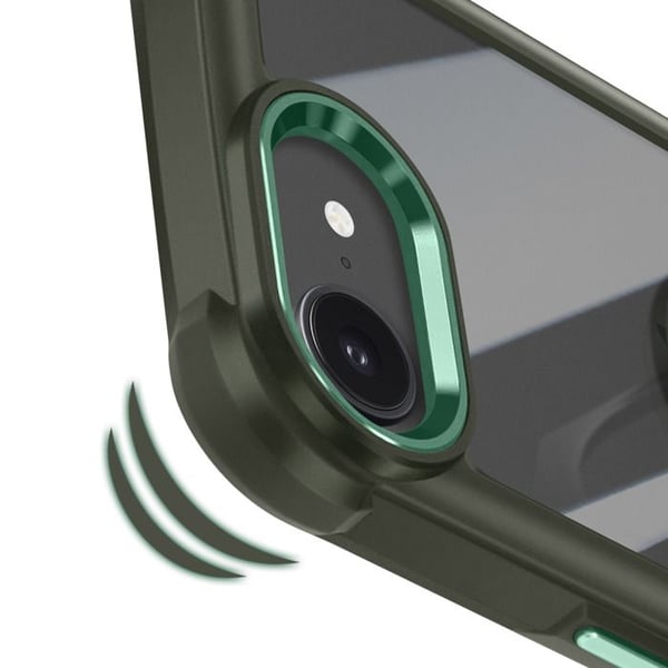 Skydd för iPhone 16e Magnetring Videostöd Grön