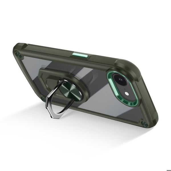 Skydd för iPhone 16e Magnetring Videostöd Grön