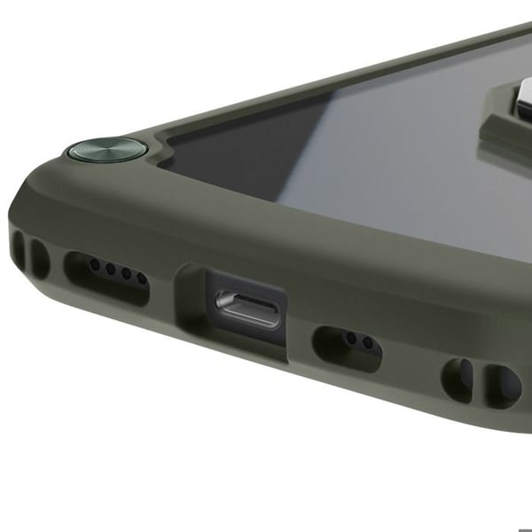 Skydd för iPhone 16e Magnetring Videostöd Grön