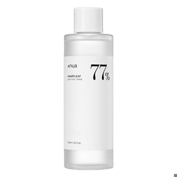 Toner - ANUA - Heartleaf 77% - 250 ml - Lugnande - Fuktgivande - Utan färgämnen