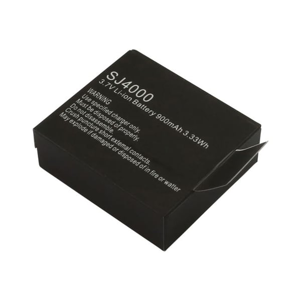 Batteri Kamera Sport Qumox SJ4000 Li-Polymer 3.7V 900mAh 3.3Wh Svart