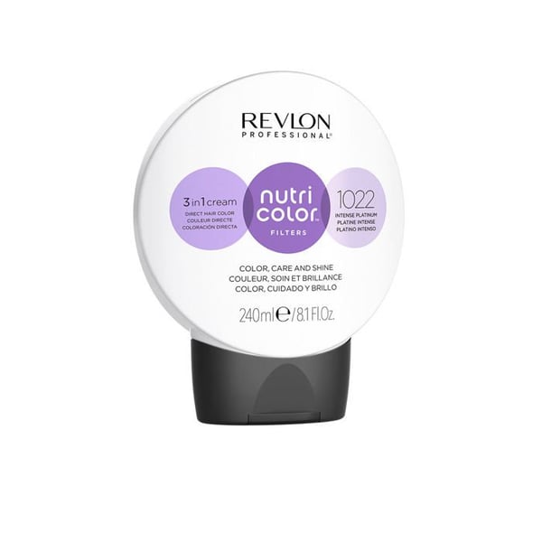 Färgning - Revlon - Nutri Color Filters 1022 - Intensiv platina - Utan ammoniak - 240 ml