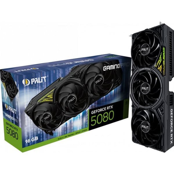 PALIT - Grafikkort - GeForce RTX 5080 - GamingPro V1 - 16 GB