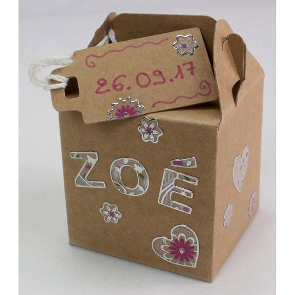 MégaCréa DIY - Presentlådor i kraftpapper 7x5cm 6 stycken