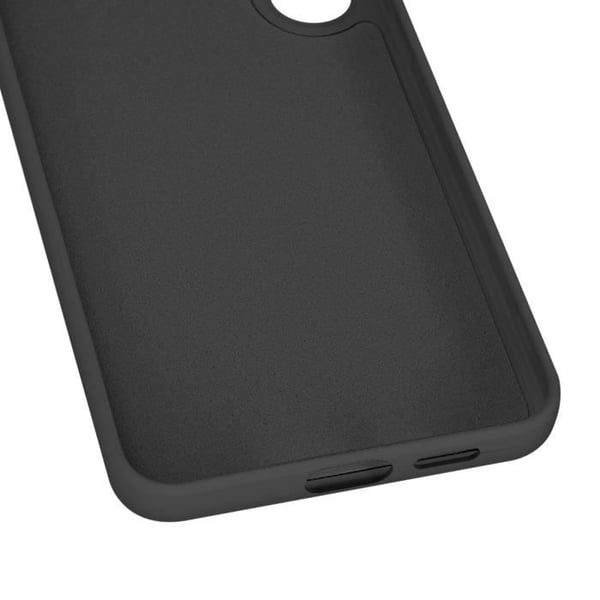 Mobilskal - AVIZAR - Samsung Galaxy S24 - Flexibelt silikon - Inbyggd stödring - Svart