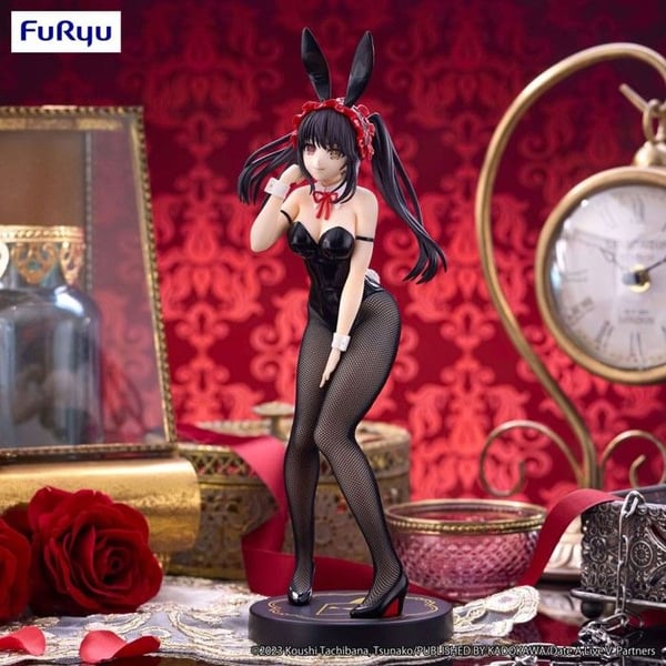 Statyett - FURYU - BiCute Bunnies Kurumi Tokisaki - Noir - 29 cm - Dekorativa objekt