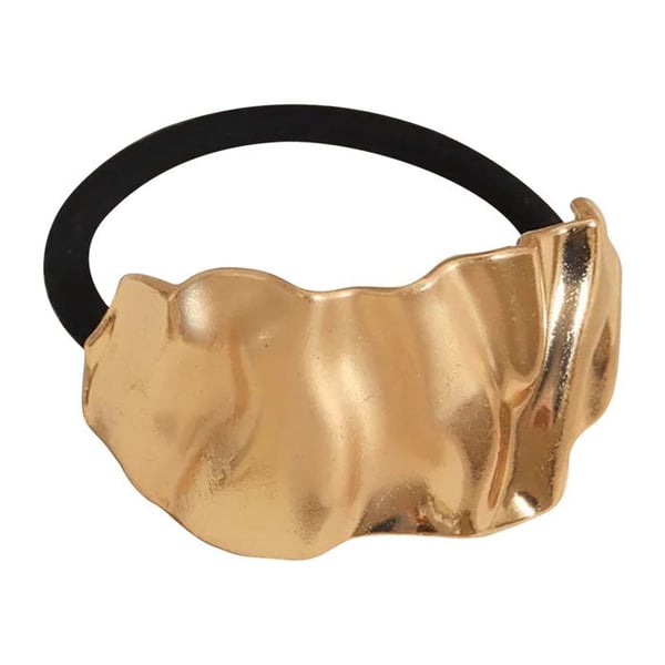 Hårsnodd - AVIZAR - Sublim Guld Svart - Rostfritt Stål - Lätt - Vågig Hårsnodd - AVIZAR - Sublim Guld Svart - Rostfritt Stål - Lätt - Vågig