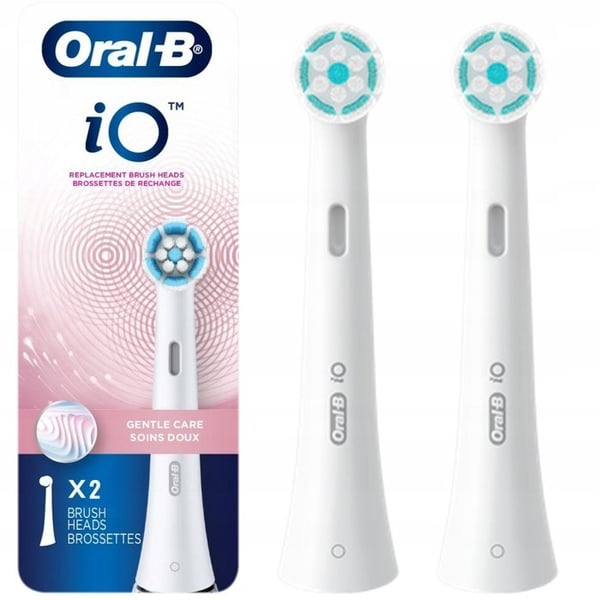 Laddningsbar tandborste - Oral-B - iO Gentle Care - Känsliga munstycken 2 delar