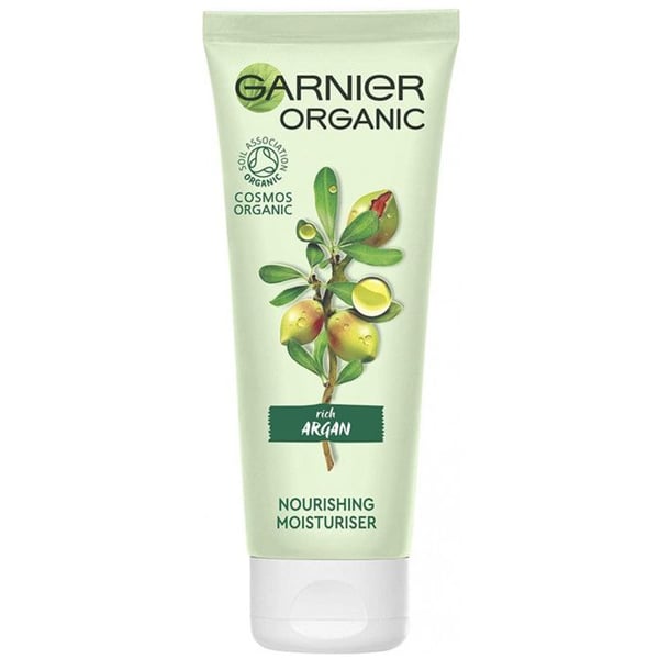 Garnier - Närande och Återfuktande Kräm med Ekologisk Arganolja och Aloe Vera -