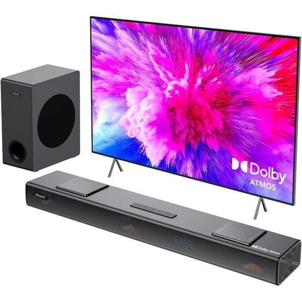 Ljudbar - HIWILL - A312 - 400 W - Dolby Atmos - Bluetooth - 3.1.2 kanaler