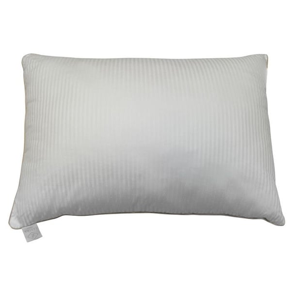Kudde "Fjord Grand Hotel" Soft Com'Duv Randig bomullssatin Lestra - Kudde 50 x 70 cm