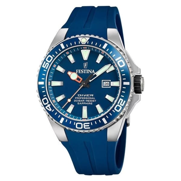 Klocka - FESTINA - F20664/1 - Armband i gummi - Safirglas - Sportig