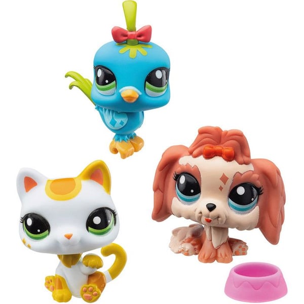 Bandai Littlest Pet Shop | Rör med 3 husdjur, ...