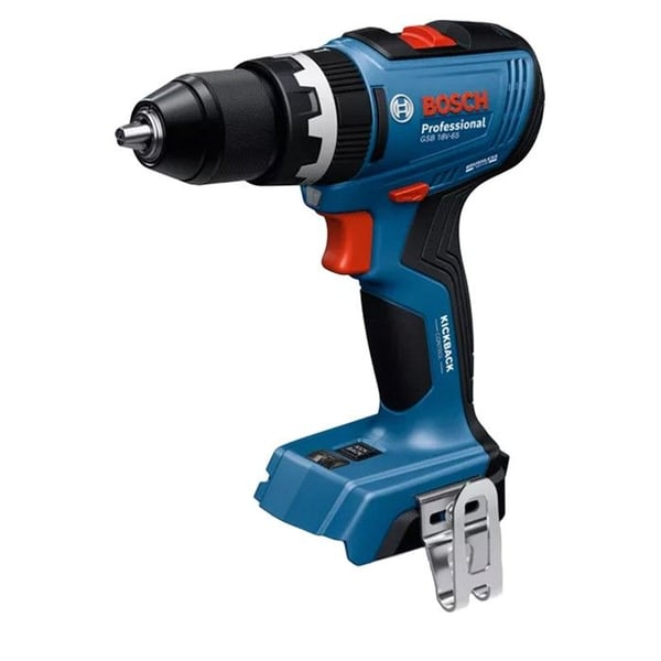 Borrmaskin med Slag BOSCH GSB 18V-65 (2 x 2,0 Ah + GAL 18V-20 + L-Case)