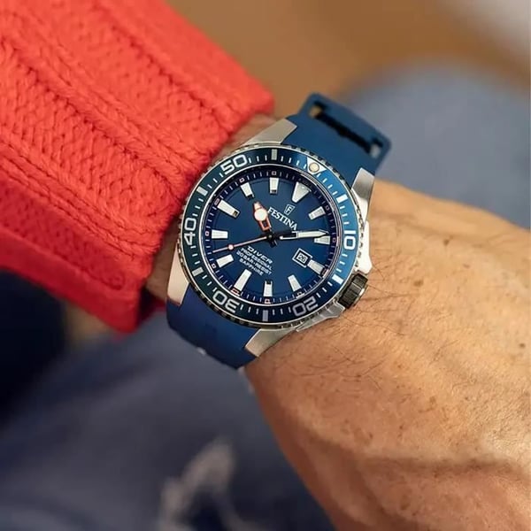 Klocka - FESTINA - F20664/1 - Armband i gummi - Safirglas - Sportig