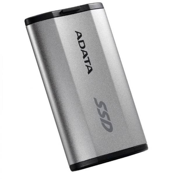 Extern hårddisk - ADATA - SD810 - 500 Go - USB Typ-C - 2000 MB/s - Grå - Silver