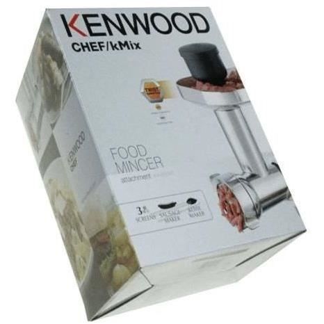 Kød- og fiskekværn - KENWOOD - Tilbehør KAX950ME - Kapacitet 130 kg/t - 3 stålriste