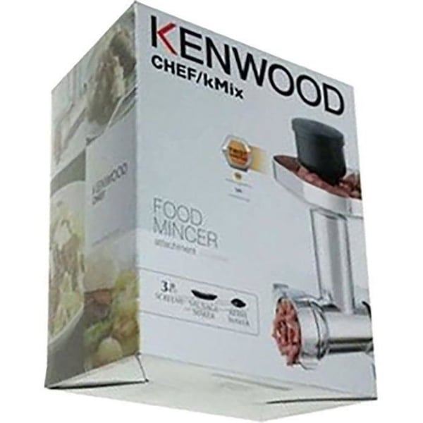Kød- og fiskekværn - KENWOOD - Tilbehør KAX950ME - Kapacitet 130 kg/t - 3 stålriste