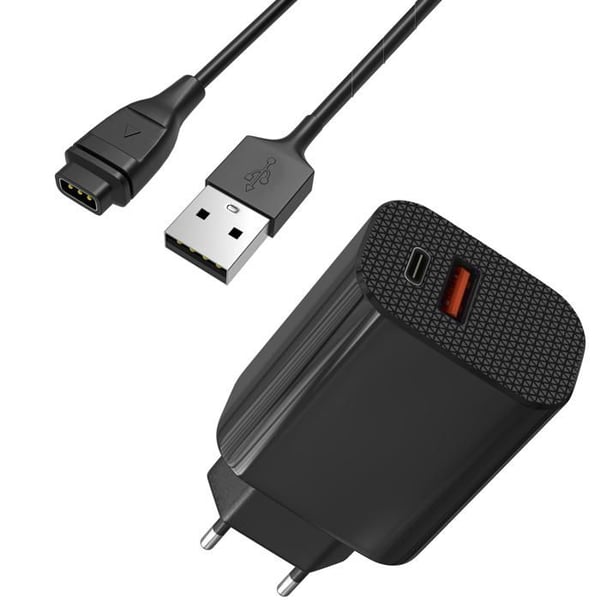 Laddare 12W + Kabel Kompatibel med Coros Pace 3/Pace 2/Apex 2/Apex 2 Pro/Vertix 2/Apex Pro - Ladda Klocka Phonillico®