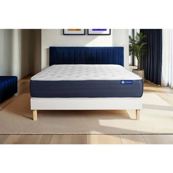 Sängset Madrass Sängbotten 160x200 cm - Vit Sängbotten (i kit) - Actimemo Sleep