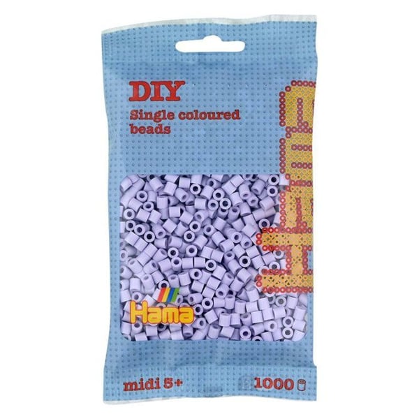 Hama - 1 000 standard MIDI pärlor (Ø5 mm) ljuslila