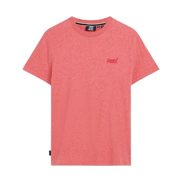 T-shirt herr - SUPERDRY - M1011245A 9VS - Rosa - Rund hals - Regular passform