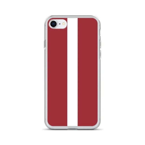 Mobilskydd - PIXELFORMA - Lettlands flagga - Kompatibel med iPhone 6S Plus - Mjuk - Stötsäker