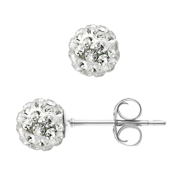 Örhängen - LOVA LOLA VAN DER KEEN - Äkta Kristall - 925 Sterling Silver - 8 mm - Dam