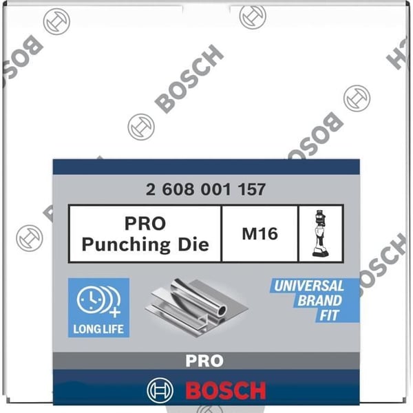 PRO M16 skärmatris - BOSCH - Rostfritt stål - 67 x 45 mm - Fina hål - Professionellt verktyg