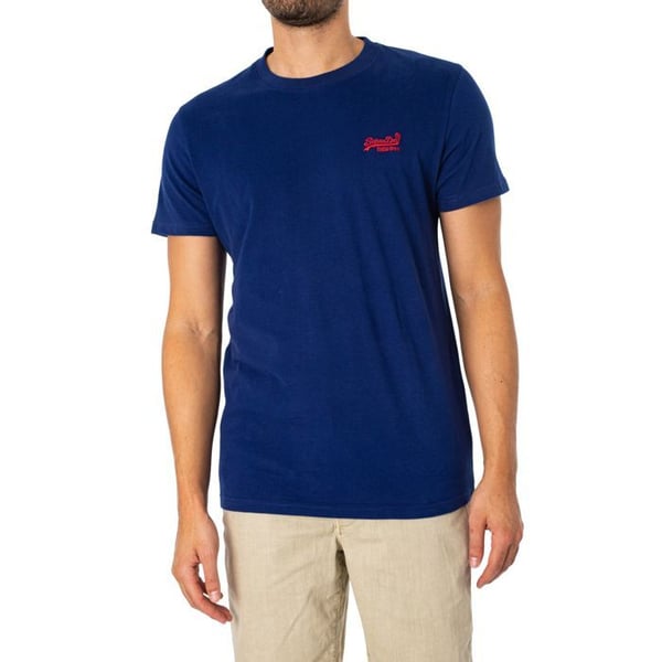 T-shirt-logotyp Essentiel - Superdry