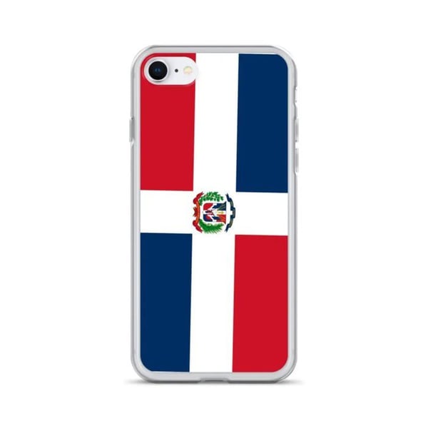 Telefonskal - PIXELFORMA - iPhone 6 S - Flagga Dominikanska republiken - Flexibel - Transparent