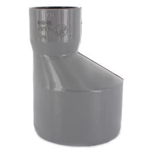 PVC excentrisk reducering MF 80/40