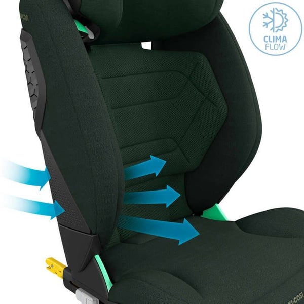 Børnesæde Maxi-Cosi RodiFix Pro², i-Size, Isofix og hældning, 3,5 - 12 år, Authentic Green