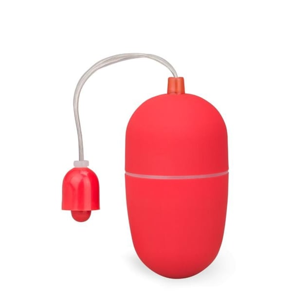 Vibrerande ägg Wiggle - M - Fjärrstyrd vibrator för par - Röd