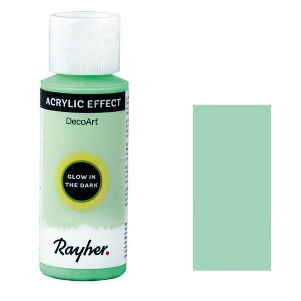 Fosforescerande fluorescerande akrylfärg 59 ml - grön