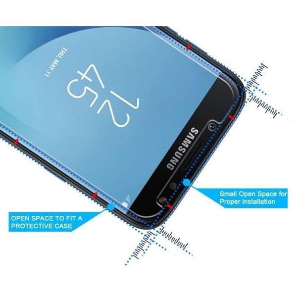 Härdat Glas för Samsung Galaxy J5 2017 J530 - [Pack 2] Skyddsglas Film Ultra Motståndskraftig [Phonillico®]