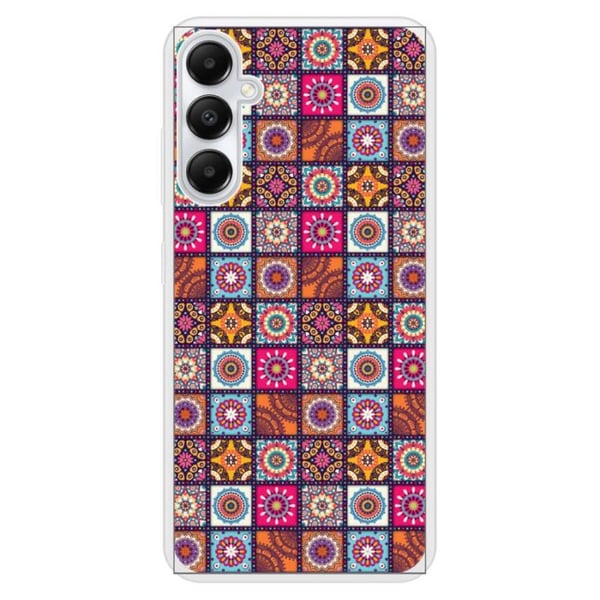 Silikonskal med förstärkt tryck kompatibel med Samsung Galaxy A05S Patchwork Mandala