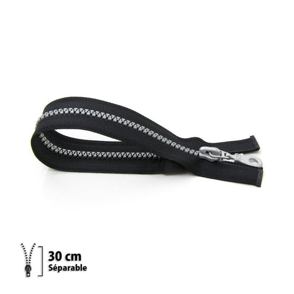 Eclair Prym - Dragkedja Z56 - Prestilon 6 Separabel - svart 30 cm