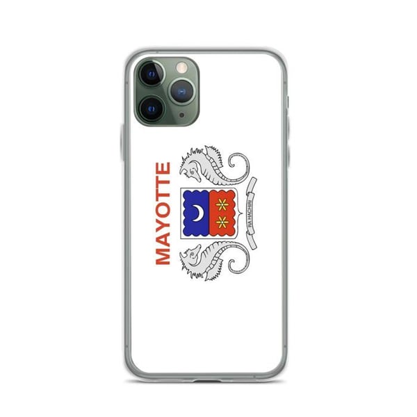 Mobilskal - PIXELFORMA - Mayotte Flagga - Kompatibel med iPhone 11 Pro - Flexibel - Hållbar