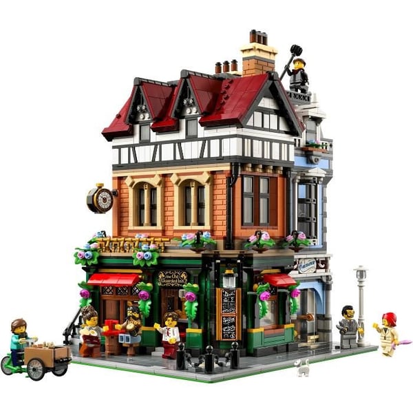 Byggsats - LEGO - 10350 - Tudorbyggnad - 3 fasader i tegel - För vuxna - Svart