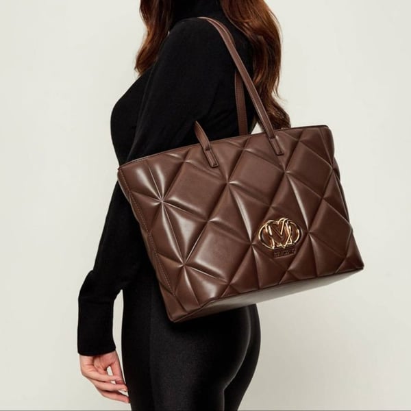 Love Moschino LM Iconic - Handväska Brun-Choklad JC4120PP0NLC0313