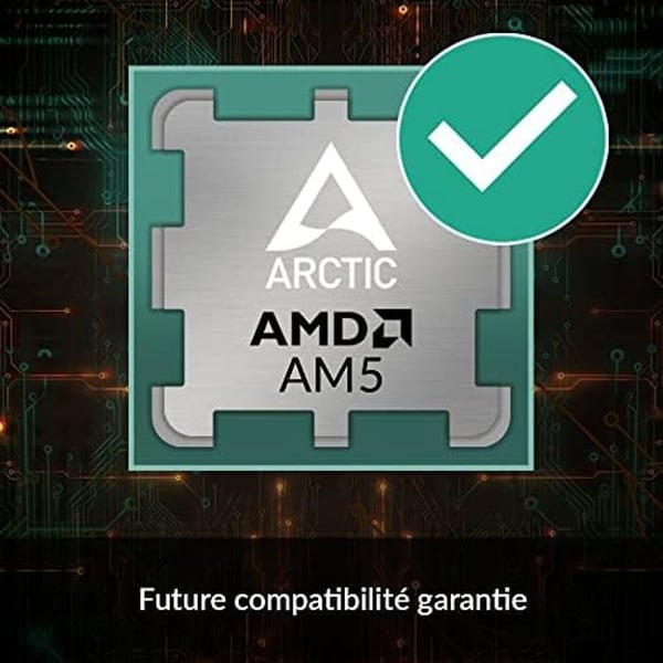 Enkel torn CPU-kylare - ARCTIC - Freezer A35 - 4 värmerör - 120 mm fläkt - Kompatibel med AMD AM5/AM4