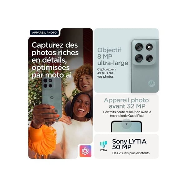 Smartphone Motorola MOTO G56 8 256 Grå himmel