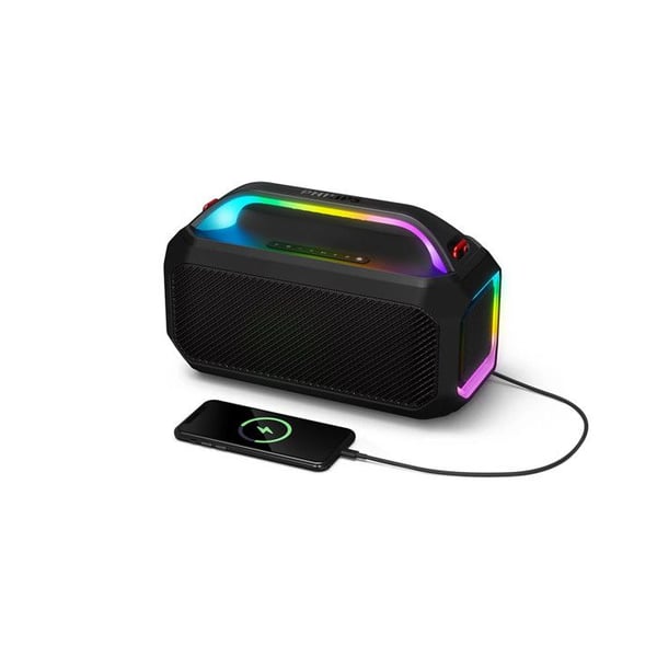 Philips Högtalare Party TAS7000EB/00 Svart 100W Bluetooth med LED-lampor IP67