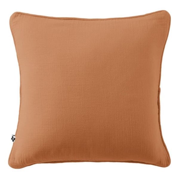 Avtagbart kuddfodral med piping "Gaïa" 45 x 45 cm "Gaze de Coton" Avtagbart kuddfodral med piping "Gaïa" 45 x 45 cm "Gaze de Coton"