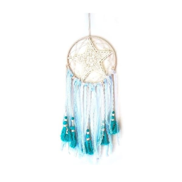 Macrame star drömfångare spetsband Drömfångare Drömfångare