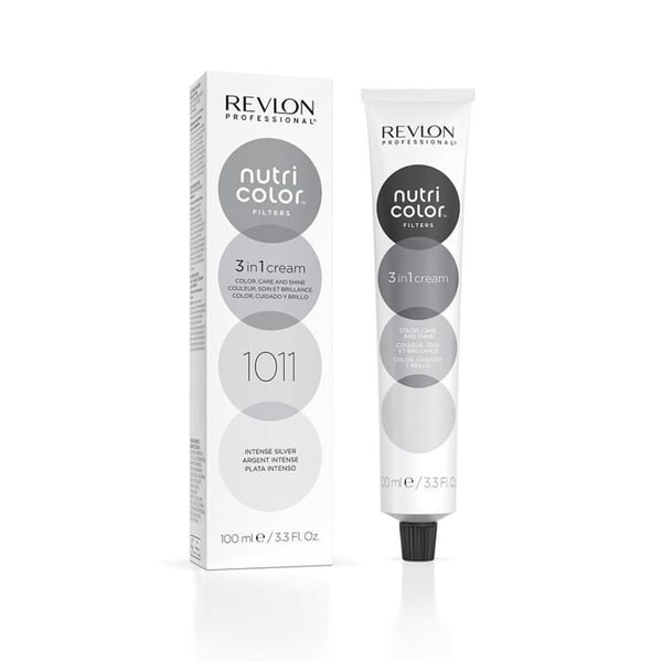 Färgning - Revlon - Nutri Color Filters 1011 - Intensiv silver - 100 ml - Utan ammoniak