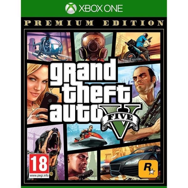Videospel - ROCKSTAR - Grand Theft Auto V Premium Edition - Svart - 18 år - Unisex