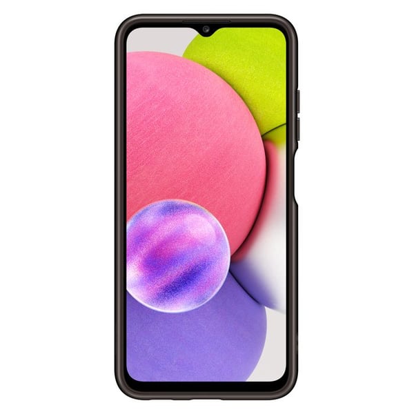 Coque - Samsung - G A03s - Blød - Ultra tynd - Sort