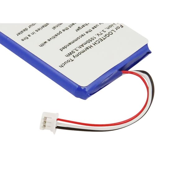 Batteri Logitech Harmony Touch Li-ion 3.7V 1250mAh 3.9Wh Vit / Blå